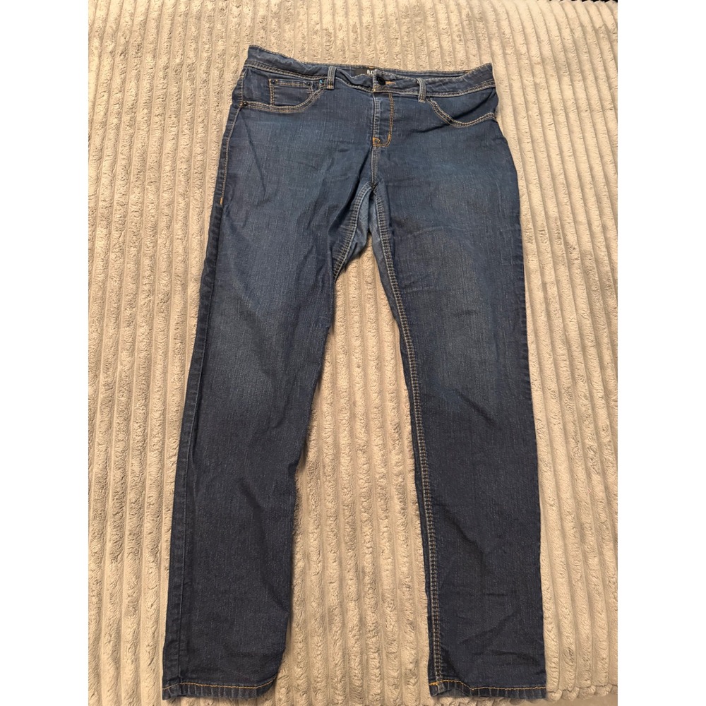 ANA A New Approach Womens XL Dark Wash Skinny Jeans Stretch Denim Indigo